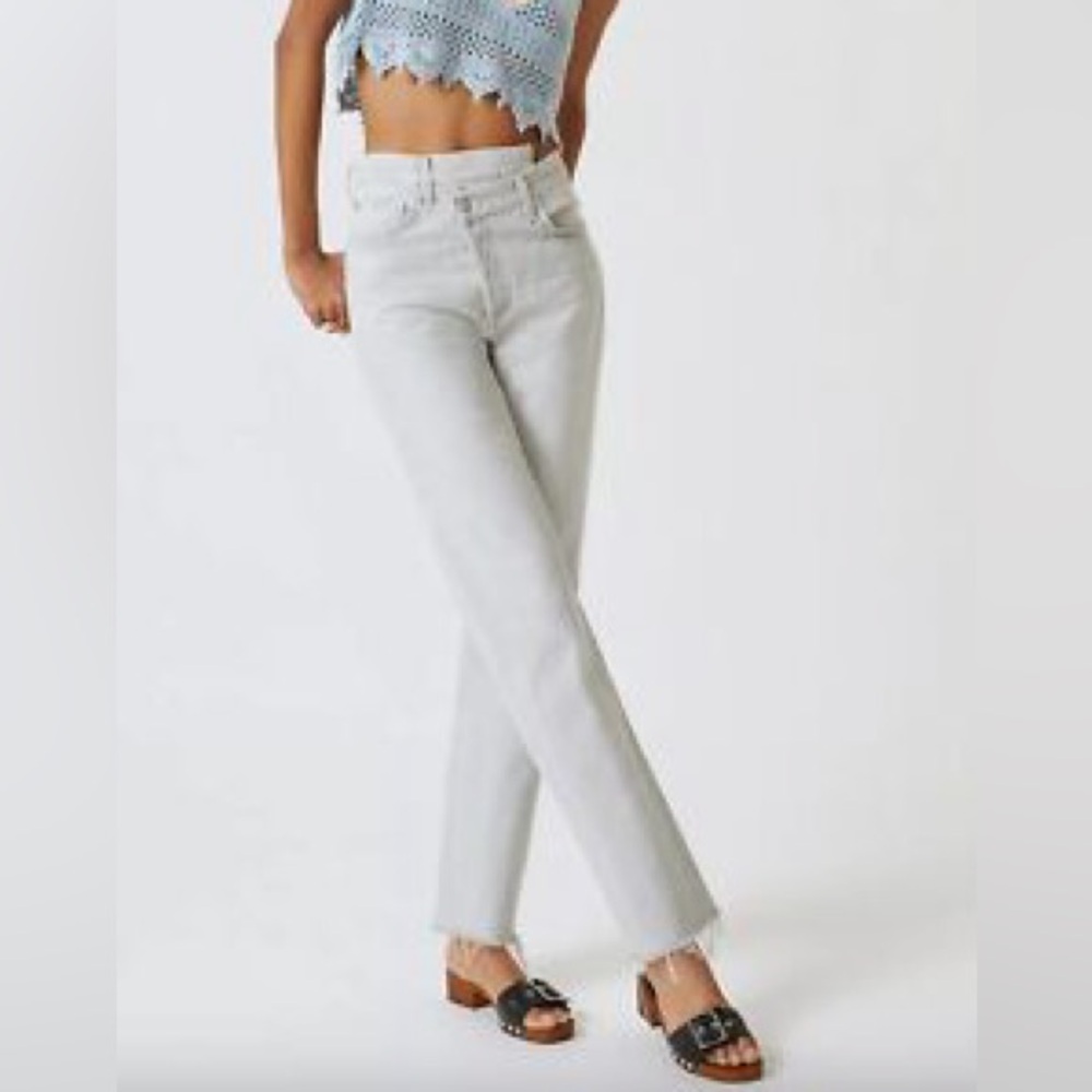 AGOLDE Criss Cross Straight